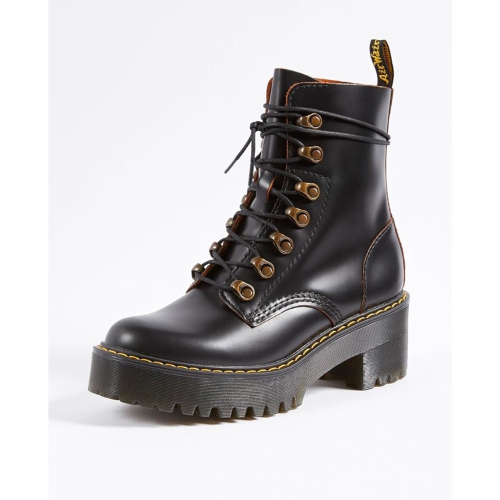 Dr. Martens Leona black combat boot 37